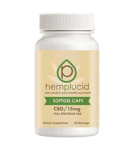Soft Gel Caps 15mg CBD